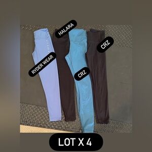 X 4 bundle size small workout pants.